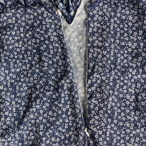 Navy/White Floral sundress NEW - Picture 3 of 4